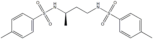 (+)-N,N'-[(R)-1-Methyltrimethylene]bis(p-toluenesulfonamide) 结构式