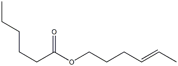 Caproic acid 4-hexenyl ester 结构式