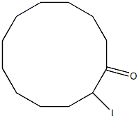 2-Iodo-1-cyclododecanone 结构式
