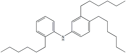 2,3',4'-Trihexyl[iminobisbenzene] 结构式