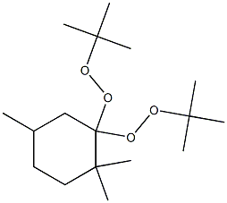 2,2,5-Trimethyl-1,1-bis(tert-butylperoxy)cyclohexane 结构式