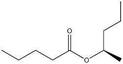 (-)-Valeric acid (R)-1-methylbutyl ester 结构式