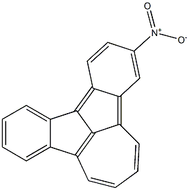 6-Nitrobenz[a]indeno[1,2,3-cd]azulene 结构式