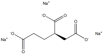 [R,(+)]-1,2,4-Butanetricarboxylic acid trisodium salt 结构式