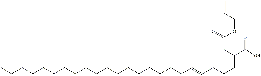 2-(4-Tricosenyl)succinic acid 1-hydrogen 4-allyl ester 结构式