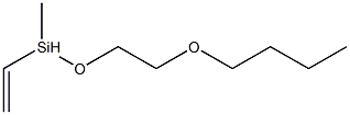 Ethenyl(2-butoxyethoxy)(methyl)silane 结构式