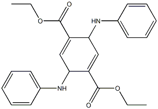 2,5-Dianilino-2,5-dihydroterephthalic acid diethyl ester 结构式