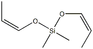 Dimethylbis[(Z)-1-propenyloxy]silane 结构式