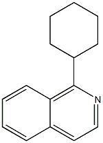 1-Cyclohexylisoquinoline 结构式