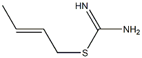 Carbamimidothioic acid 2-butenyl ester 结构式