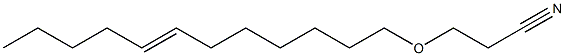 3-(7-Dodecenyloxy)propionitrile 结构式