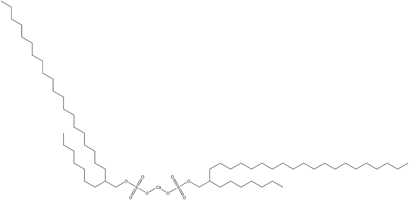 Bis(2-heptyldocosyloxysulfonyloxy)calcium 结构式