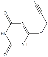6-Cyanomethoxy-1,3,5-triazine-2,4(1H,3H)-dione 结构式
