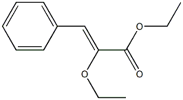 (Z)-3-Phenyl-2-ethoxyacrylic acid ethyl ester 结构式
