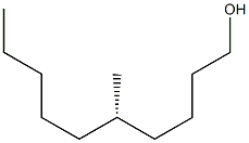 [S,(-)]-5-Methyl-1-decanol 结构式