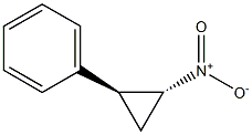 (1S,2R)-1-Phenyl-2-nitrocyclopropane 结构式