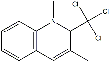 1,3-Dimethyl-2-trichloromethyl-1,2-dihydroquinoline 结构式