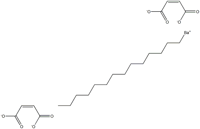 Bis(maleic acid 1-tetradecyl)barium salt 结构式