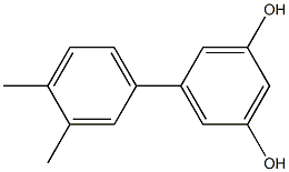 5-(3,4-Dimethylphenyl)benzene-1,3-diol 结构式