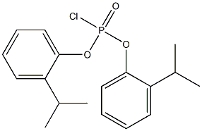 Chlorophosphonic acid=bis(o-cumenyl) ester 结构式