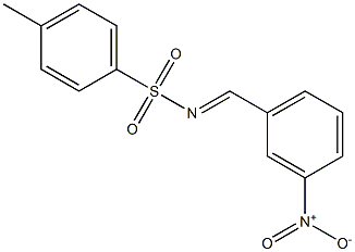 N-Tosyl-3-nitrobenzenemethanimine 结构式