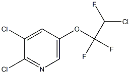2,3-Dichloro-5-(2-chloro-1,1,2-trifluoroethoxy)pyridine 结构式