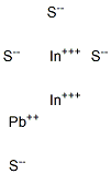 Lead diindium tetrasulfide 结构式