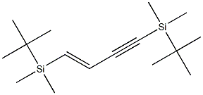 (E)-1,4-Bis(tert-butyldimethylsilyl)-1-butene-3-yne 结构式