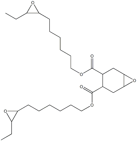 7-Oxabicyclo[4.1.0]heptane-3,4-dicarboxylic acid bis(7,8-epoxydecan-1-yl) ester 结构式