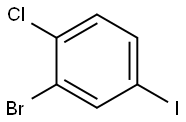 3-Bromo-4-chloro-1-iodobenzene 结构式
