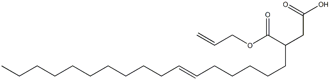 3-(6-Heptadecenyl)succinic acid 1-hydrogen 4-allyl ester 结构式