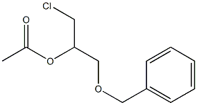 2-Benzyloxy-1-chloromethylethanol acetate 结构式