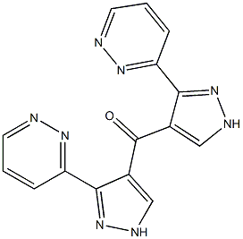 (Pyridazin-3-yl)(1H-pyrazol-4-yl) ketone 结构式