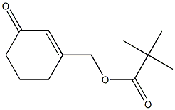 3-[(Pivaloyloxy)methyl]cyclohexa-2-en-1-one 结构式