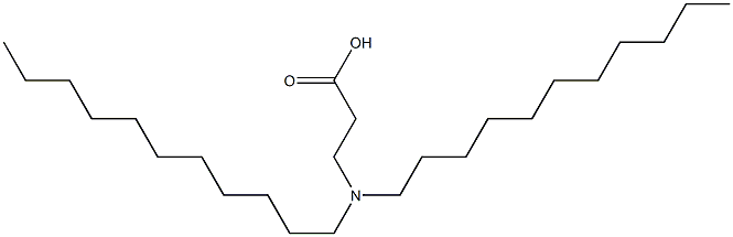 3-(Diundecylamino)propanoic acid 结构式