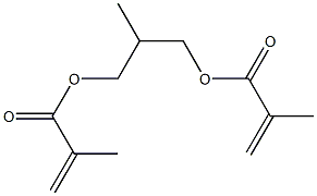 Bismethacrylic acid 2-methyl-1,3-propanediyl ester 结构式