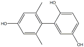 2',6'-Dimethyl-1,1'-biphenyl-2,4',5-triol 结构式