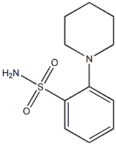 2-(Piperidino)benzenesulfonamide 结构式