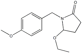 5-Ethoxy-1-[4-methoxybenzyl]pyrrolidin-2-one 结构式