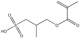 3-(Methacryloyloxy)-2-methyl-1-propanesulfonic acid 结构式