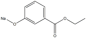 3-(Sodiooxy)benzoic acid ethyl ester 结构式