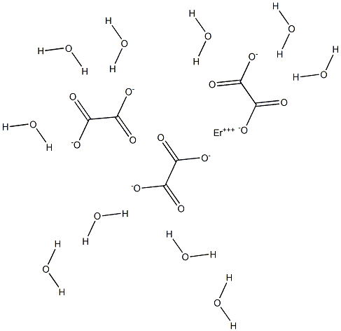 Erbium trioxalate decahydrate 结构式