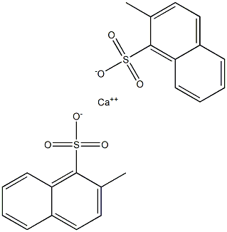 Bis(2-methyl-1-naphthalenesulfonic acid)calcium salt 结构式