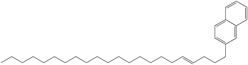 2-(4-Docosenyl)naphthalene 结构式