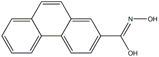 Phenanthrene-2-carbohydroximic acid 结构式