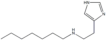 4-[2-[Heptylamino]ethyl]-1H-imidazole 结构式