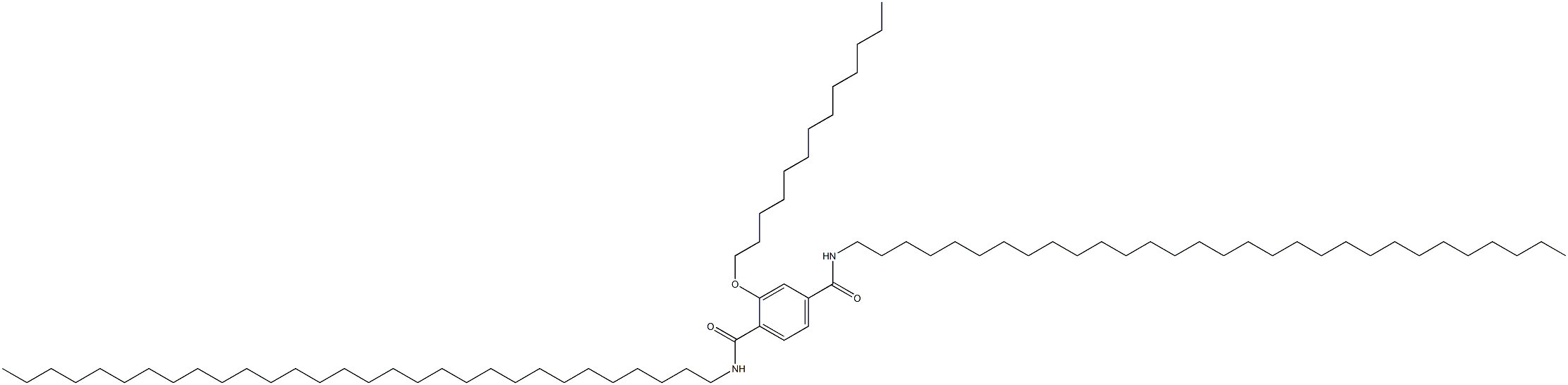 2-(Tridecyloxy)-N,N'-ditriacontylterephthalamide 结构式