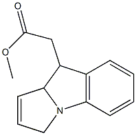 9,9a-Dihydro-3H-pyrrolo[1,2-a]indole-9-acetic acid methyl ester 结构式