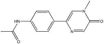 N-[4-[(4,5-Dihydro-5-oxo-4-methylpyrazin)-2-yl]phenyl]acetamide 结构式