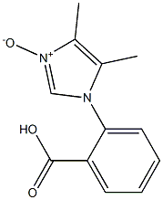 2-[(4,5-Dimethyl-1H-imidazole 3-oxide)-1-yl]benzoic acid 结构式